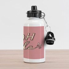 Floral Vintage Styling Aluminum Water Bottle