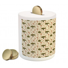 Woodland Animals in Nature Piggy Bank