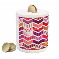 Arrow Chevron Geometry Piggy Bank