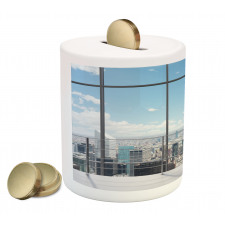 City Modern Landscape Piggy Bank