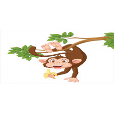 Monkey with Banana Tree Piggy Bank