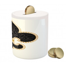 Lily of France Piggy Bank