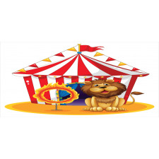 Fire Hoop Circus Tent Piggy Bank