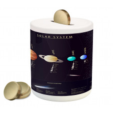 Jupiter Saturn Planet Piggy Bank