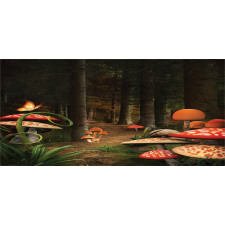 Mushrooms Dark Forest Piggy Bank