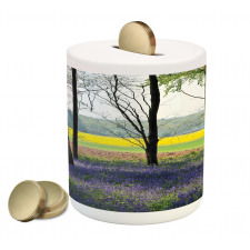 Bluebells Forest Rural Piggy Bank