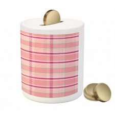 Tartan Plaid Pattern Squares Piggy Bank