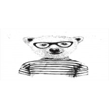 Bear in Glasses Fun Piggy Bank