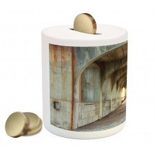 Corridor Concrete Rustic Piggy Bank