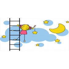 Girl Ladder with Star Piggy Bank