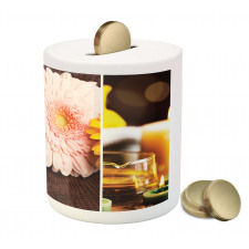 Gerbera Candles Spa Piggy Bank