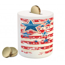 Star and Stripes Piggy Bank