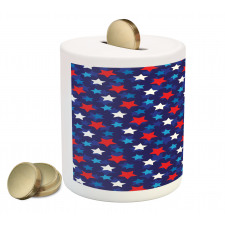 American Flag Stars Piggy Bank