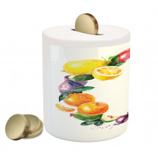 Nature Food Vegetables Piggy Bank