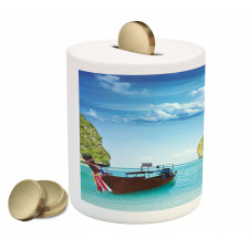 Boat Maya Bay Thailand Piggy Bank