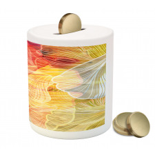 Abstract Colorful Natural Piggy Bank