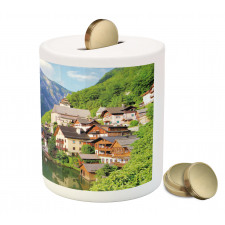 Alps Village Small Town Piggy Bank