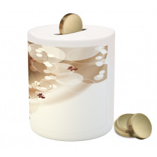 Spring Themed Abstraction Piggy Bank