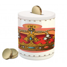 Baroque Crown Coronet Piggy Bank