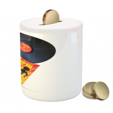 Record Cover Disco Party Piggy Bank