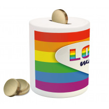 LGBT Pride Love Wins Piggy Bank