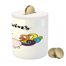 LGBT Slogan Tail Piggy Bank