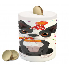 Boston Terrier Dog Piggy Bank