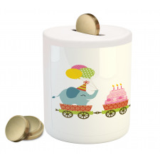 Birthday Cake Animal Piggy Bank