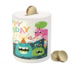 Monster Birthday Piggy Bank