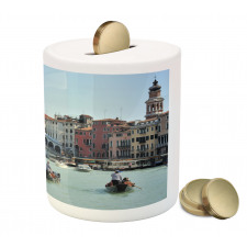 Venice Gondola Canal Photo Piggy Bank