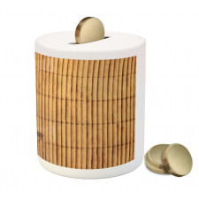 Building on Bamboo Pipes Piggy Bank