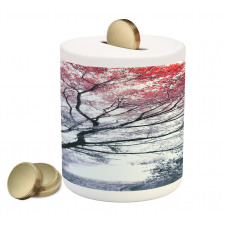 Abstract Colorful Dramatic Piggy Bank