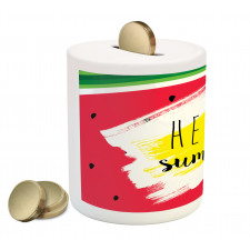 Watermelon Summertime Piggy Bank