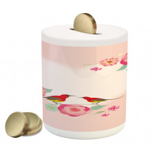 Valentines Day Motif Piggy Bank