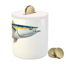 Realistic Yellowfin Tuna Piggy Bank
