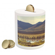 Idyllic Rustic Photo Piggy Bank