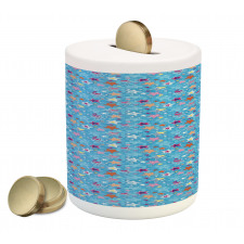 Colorful Heavenly Bodies Piggy Bank