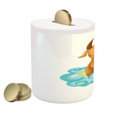 Cartoon Goat Piggy Bank