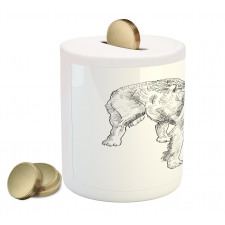 Young Dog Art Piggy Bank