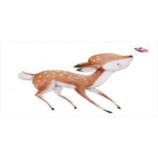 Young Deer and Butterfly Piggy Bank