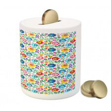 Polish Colorful Foliage Piggy Bank