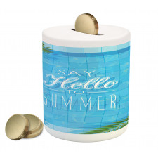 Summer Season Slogan Piggy Bank