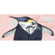 Funny Gentleman Penguin Piggy Bank