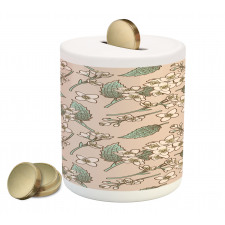 Tender Spring Petals Piggy Bank