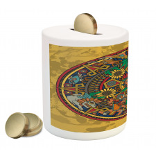 Symbolic Medallion Piggy Bank