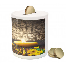 Oriental Meditative Candles Piggy Bank