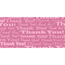 Thankful Message Pink Piggy Bank