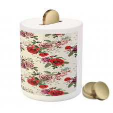 Romantic Roses Piggy Bank