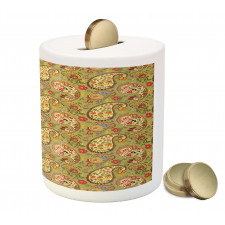 Colorful Persian Style Piggy Bank