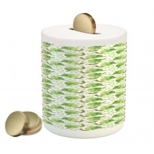 Shelled Baby Organism Pattern Piggy Bank